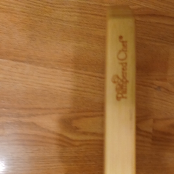 BRAND NEWPampered Chef Bamboo Wood Cheese Board Reversible Serving Cutting Tray - Picture 3 of 3